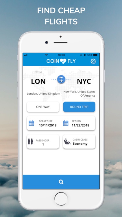CoinFly - Flights with Coins