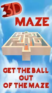 3d wooden classic labyrinth maze games with traps iphone screenshot 1