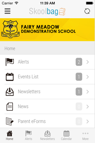 Fairy Meadow Demonstration School - Skoolbag screenshot 2