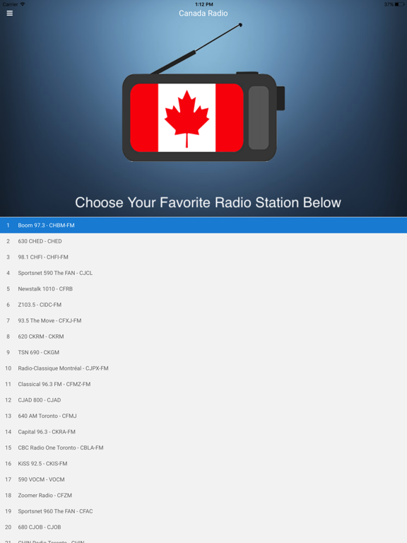 Screenshot #5 pour Canada Radio Station FM