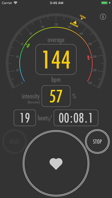 Screenshot #2 pour Heart Rate Counter