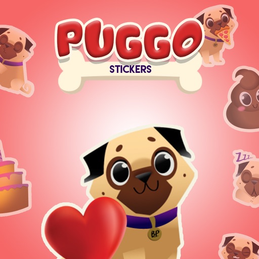 Dog Pugs - Animated Stickers
