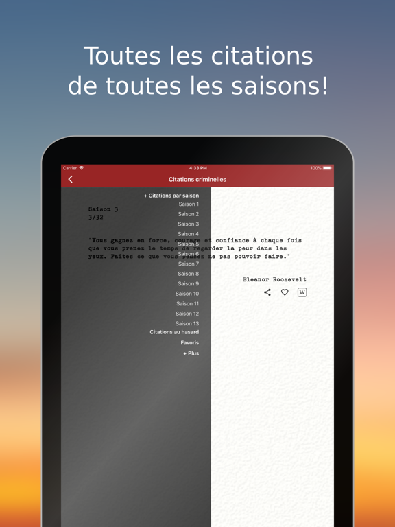 Screenshot #4 pour Citations Criminelles