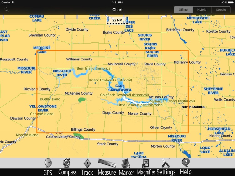 Sakakawea lake GPS Charts Pro screenshot-4