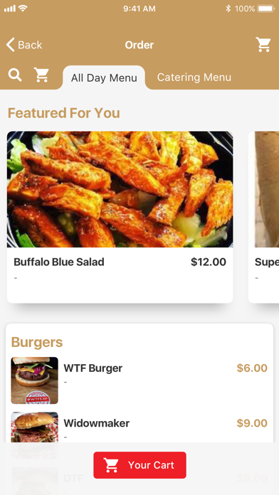 How to cancel & delete WTF Order Online from iphone & ipad 2