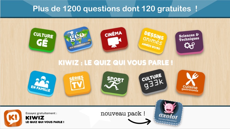 Kiwiz : le quiz qui vous parle ! screenshot-3