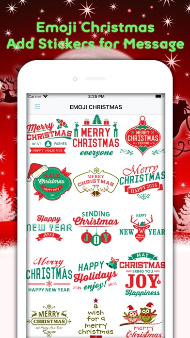 Christmas Emojis & Animated screenshot 4