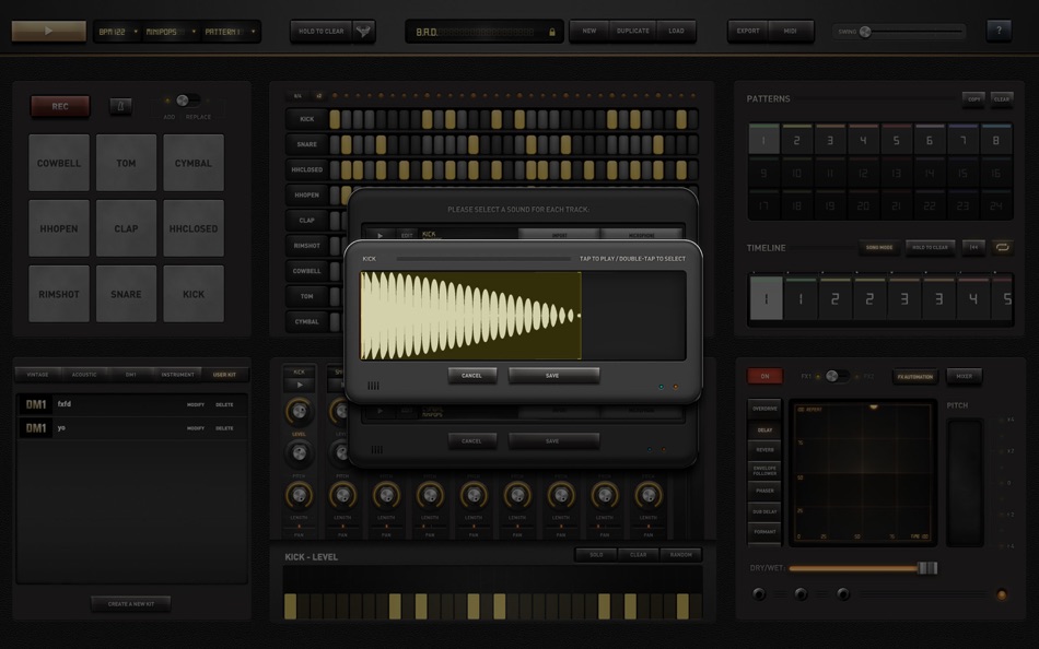 #2. DM1 - The Drum Machine (macOS) De: Fingerlab