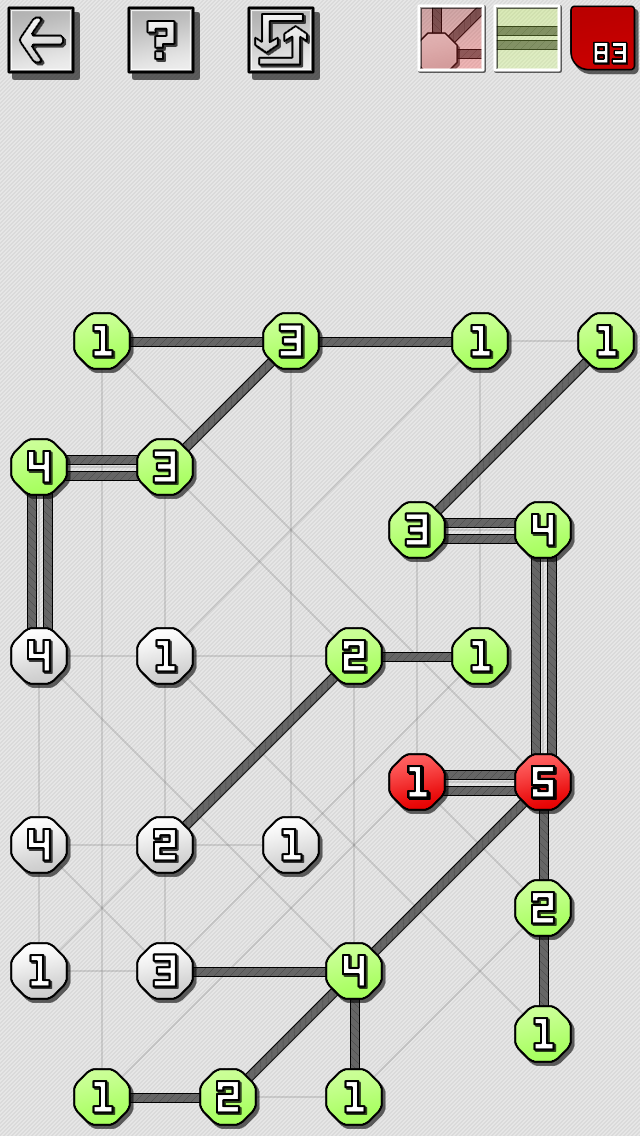 Screenshot #2 pour Hashi Extrême Puzzles