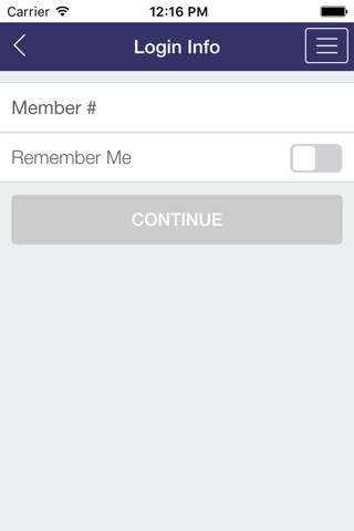 MemberOne CU Mobile screenshot 2