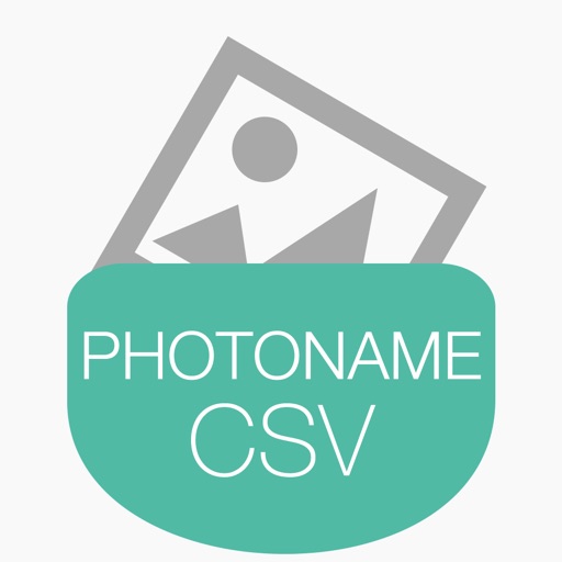 Photo Name CSV Icon