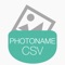 Photo Name CSV