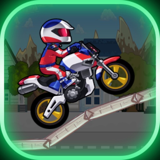 Motorbike Risky Road icon