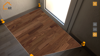 materialo AR floor iPhone screenshot
