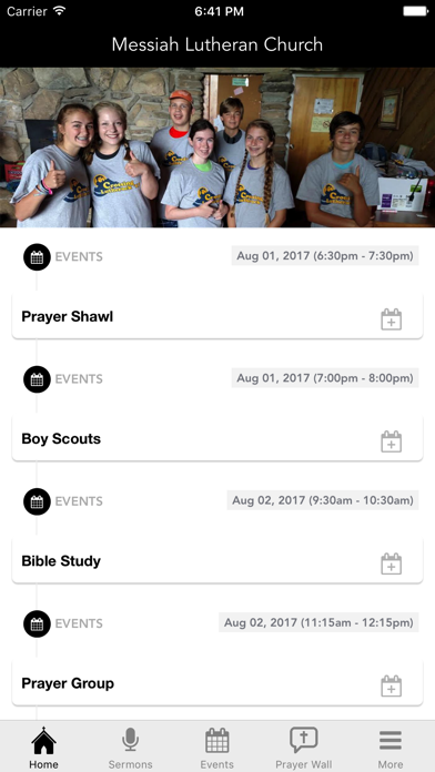 Messiah Lutheran SC screenshot 2