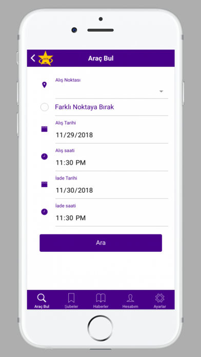 Avro Rent A Car Araç Kiralama Screenshot