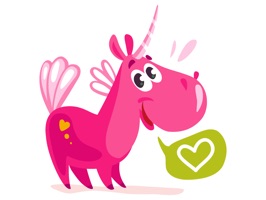 Download and enjoy messaging with Unicorn Stickers Pack