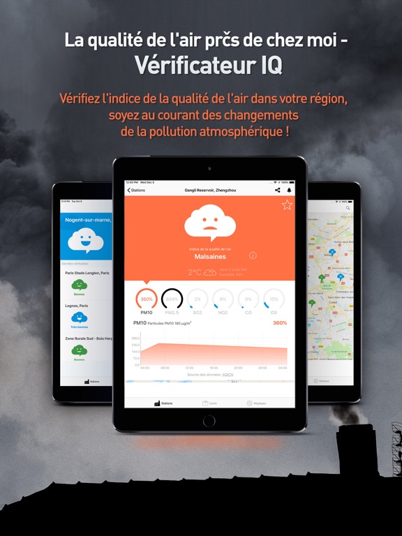 Screenshot #4 pour La qualité de l'air