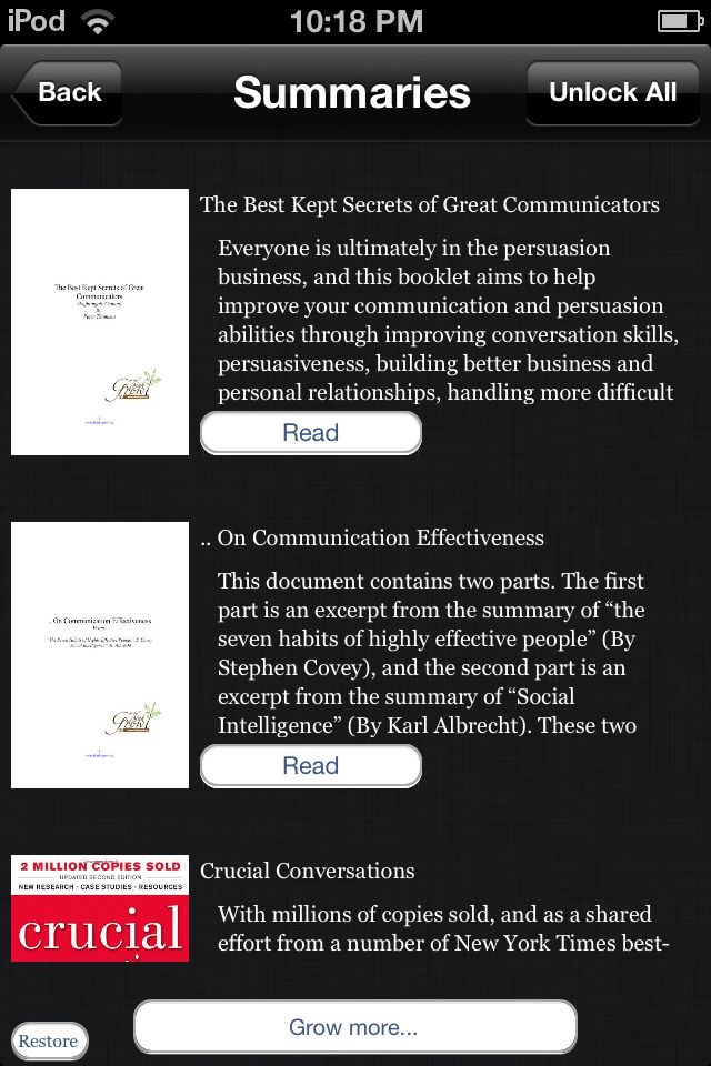 Communicate : Think-Grow KM screenshot 2