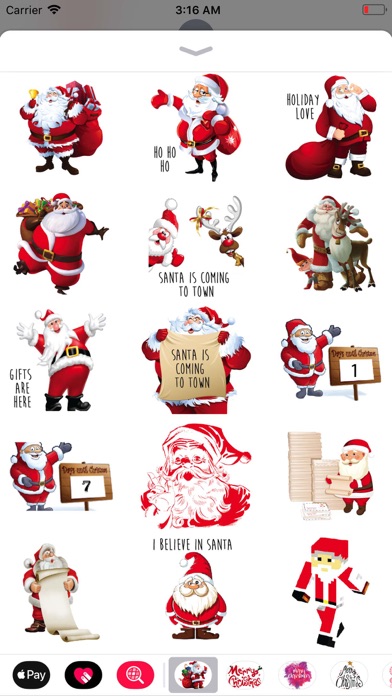 Christmas Santa Sticker Pack screenshot 2