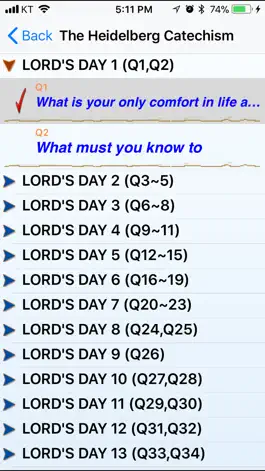 Game screenshot The Heidelberg Catechism Lite apk
