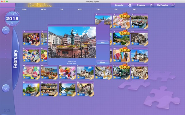 Jigsaws Galore > iPad, iPhone, Android, Mac & PC Game