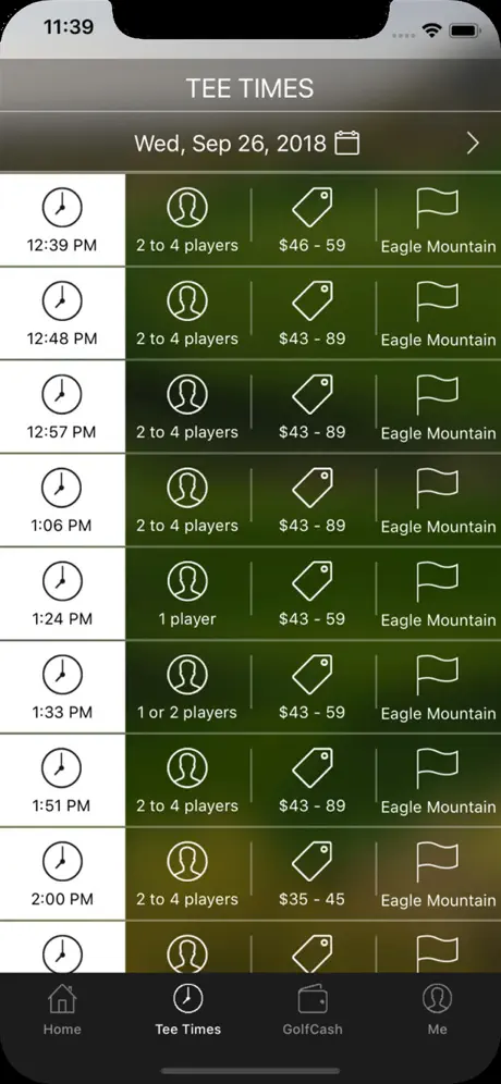 Eagle Mountain Golf Tee Times