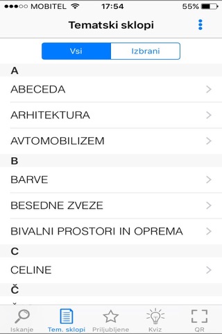 Slovar SZJ screenshot 2