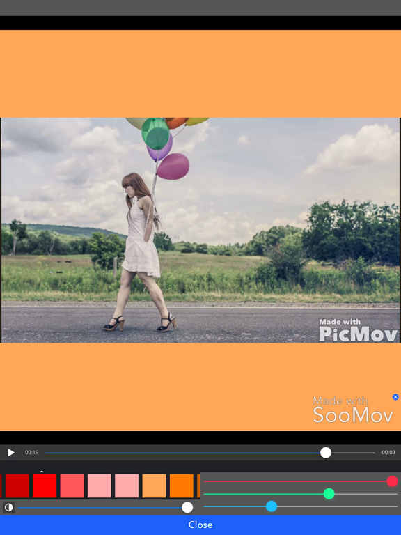 Screenshot #5 pour Text On Square Video And Blur Background - SooMov