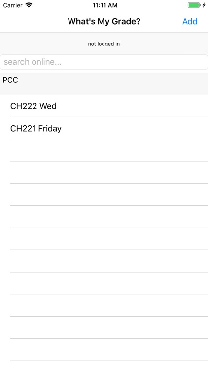 What's My Grade? Universal