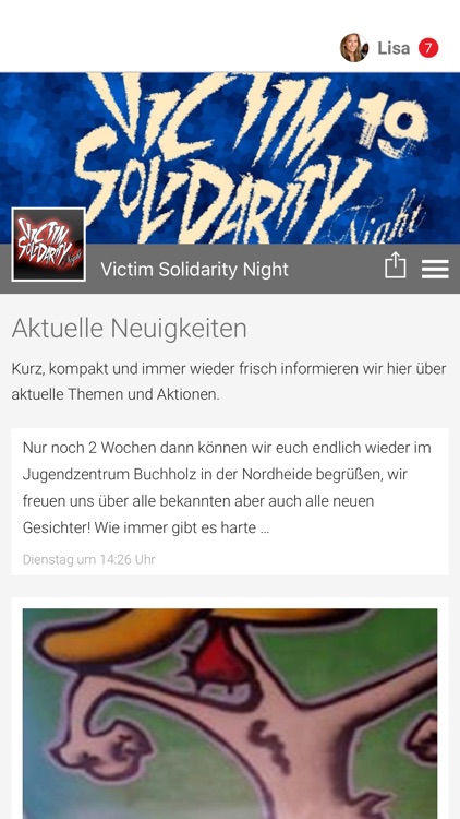 Victim Solidarity Night
