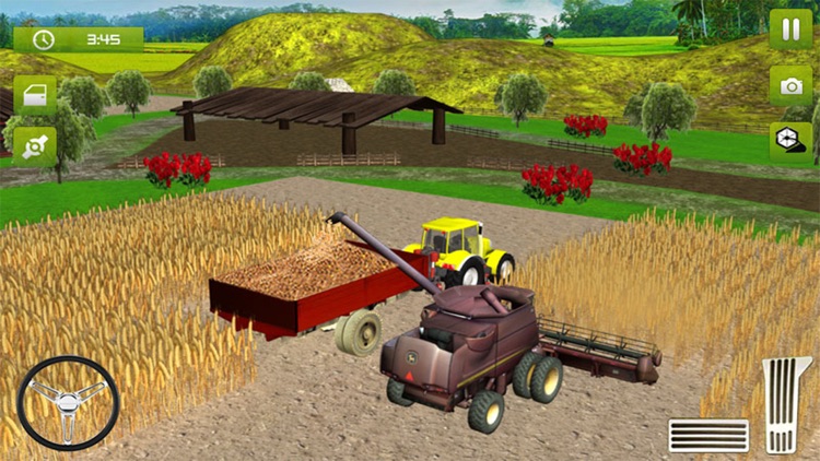 Real Farming Tractor Simulator Harvesting Season