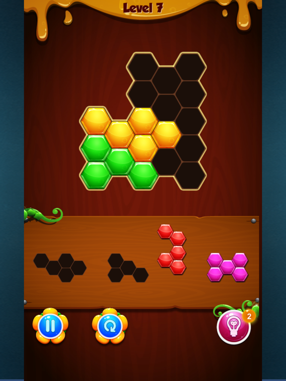 Screenshot #4 pour HoneyComb Puzzle - game