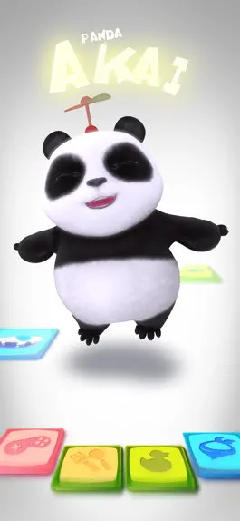 Game screenshot Panda Akai:my talking AR pet apk