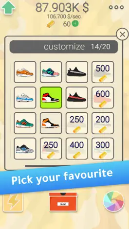 Game screenshot Sneaker Tap - Collect Sneakers apk