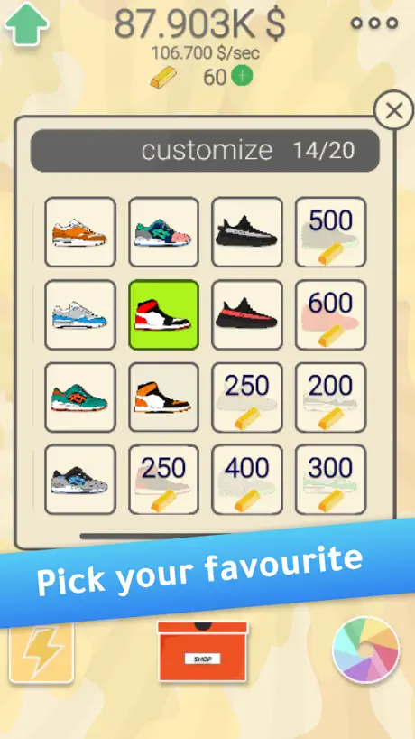 Sneaker Tap - Collect Sneakers
