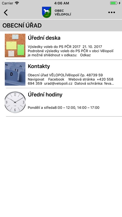 Obec Vělopolí screenshot 3