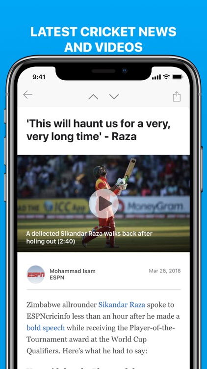 Cricinfo - Live Cricket Scores screenshot-4