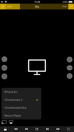 Скриншот NPlayer на iPhone 5