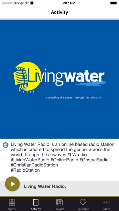 Living Water Radio. screenshot 2