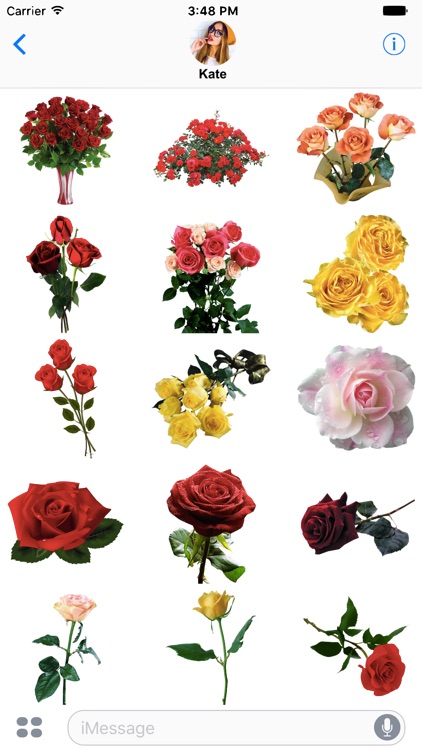 Цветы и Букеты - Стикеры