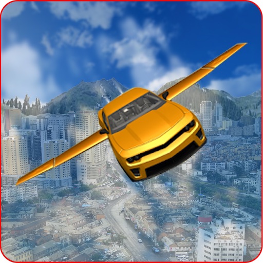 Fly Futuristic Car In Air icon