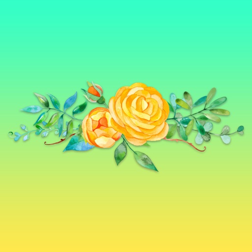 Watercolor Bouquets Stickers iOS App