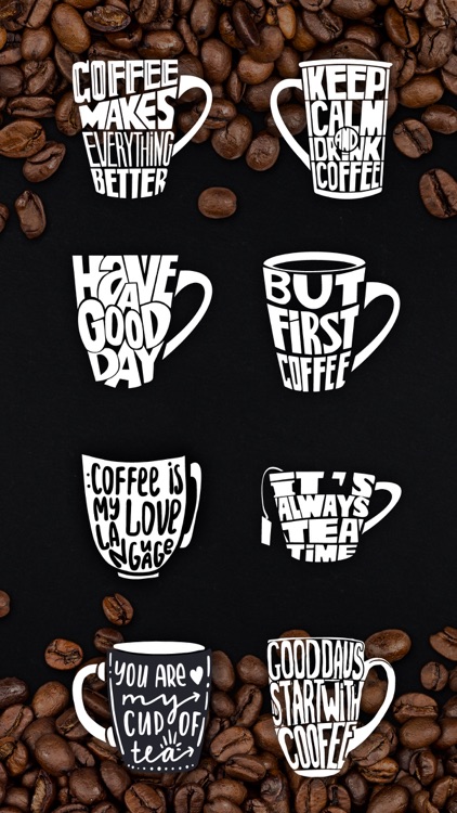 Coffee Time Fun Stickers App