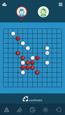 5つ並びました - 五目並べのおすすめ画像4