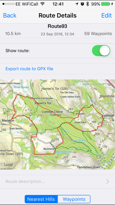 Screenshot #3 pour Dartmoor Maps Offline
