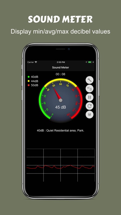 Decible Sound Analyzer screenshot 2