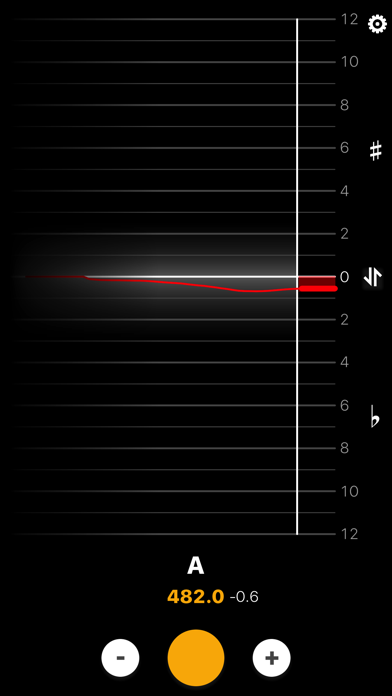 BeeFlat Bagpipe Tuner Screenshot