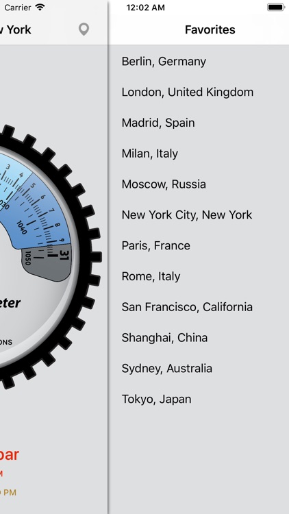 Fishing Barometer
