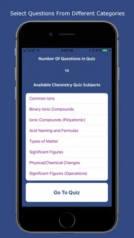 Game screenshot General Chemistry Quiz mod apk
